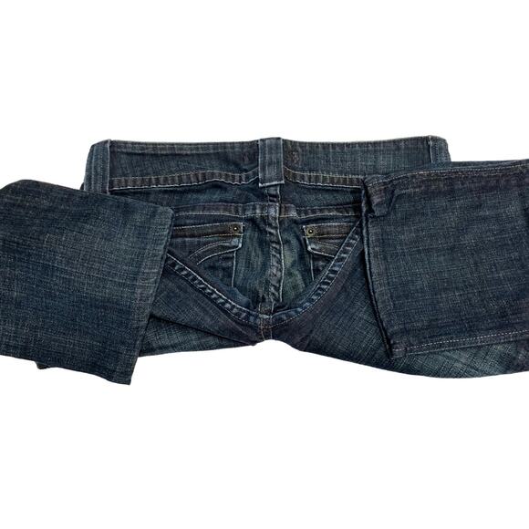 Hudson Dark Blue Signature Straight Leg Ankle Jeans size 27 - Picture 6 of 12